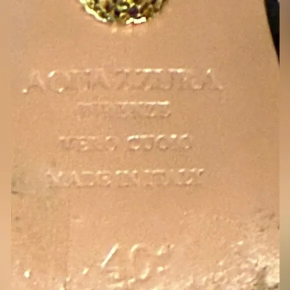 Aquazzura Love Me 45 Suede & Vinyl Slingback Pump - Picture 6 of 9